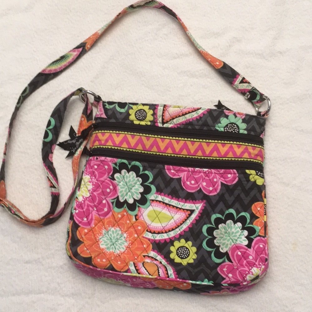 Vera Bradley Triple Zip Iconic Hipster
